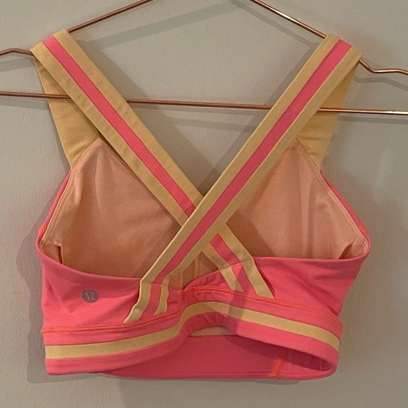Lululemon Neon Sports Bra - Picture 4 of 7